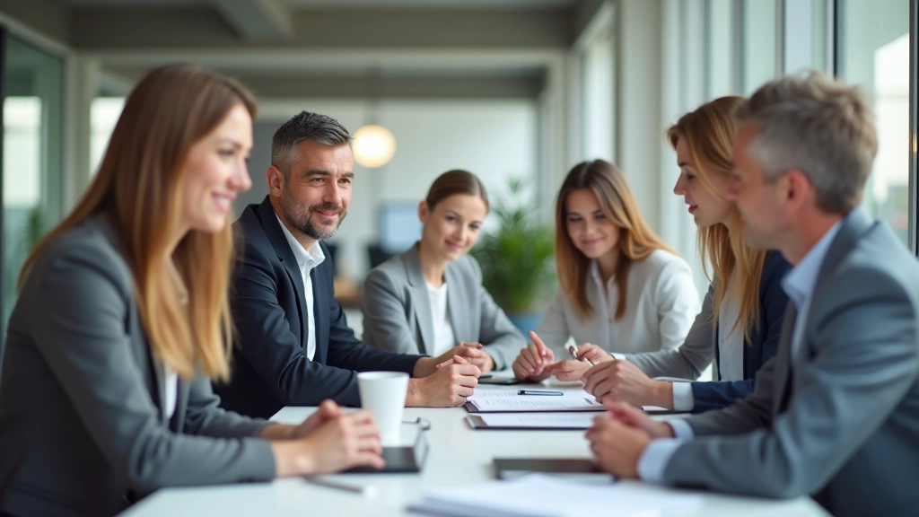 Diverse Arbeitskräfte in modernem Büro, Zusammenarbeit und Teamwork, verschiedene Generationen